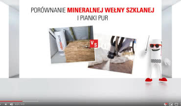 Porównanie wełny mineralnej z pianką poliuretanową